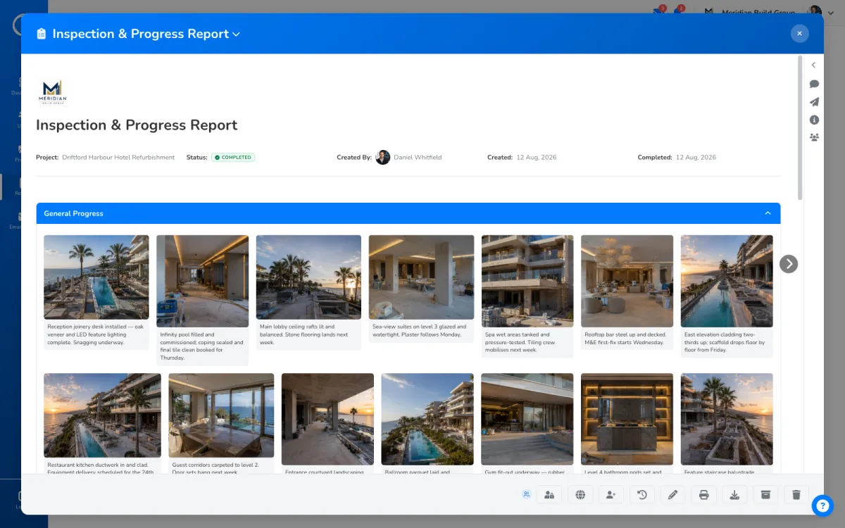 Building a client-ready report in Portal Worx